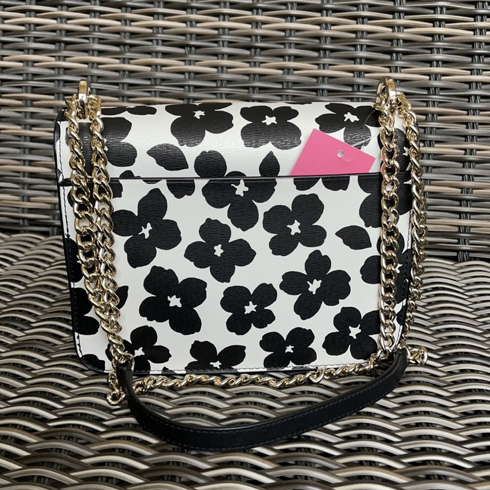 Kate Spade remi graphic blooms flap chain crossbody - Picture 7 of 16